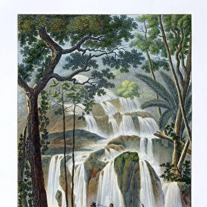 Waterfall of Port Praslin, New Ireland, 19th century