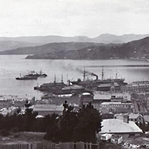 Wellington Harbour, late 19th-early 20th century. Creator: Unknown