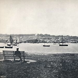 West Cowes - View from East Cowes, 1895