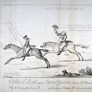 Westminster Races... 1784. Artist: Isaac Cruikshank