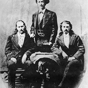Wild Bill Hickok, Texas Jack Omohundro and Buffalo Bill Cody, c1870s (1954)