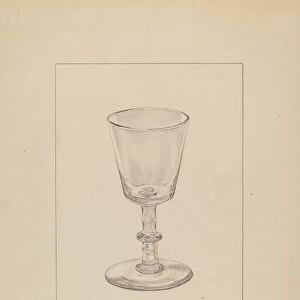 Wine Glass, c. 1936. Creator: Frank Fumagalli