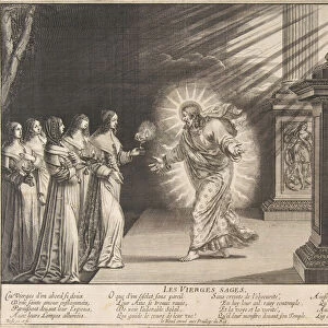 The Wise Virgins before Christ, ca. 1635. Creator: Abraham Bosse