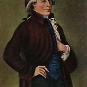 Wolfgang Amadeus Mozart 1756-1791. - Gemalde von Tischbein, 1934
