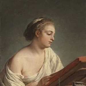 Woman Reading, 1769. Creator: Nicolas-Bernard Lepicie (French, 1735-1784)