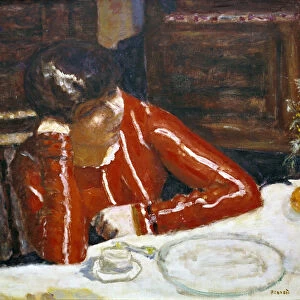 Woman in Red Top, c1920. Artist: Pierre Bonnard
