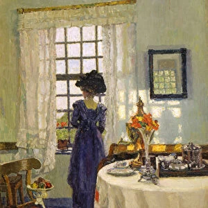 Woman at the Window, late 19th or early 20th century. Artist: August von Brandis