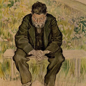 Workless, c. 1890. Artist: Hodler, Ferdinand (1853-1918)