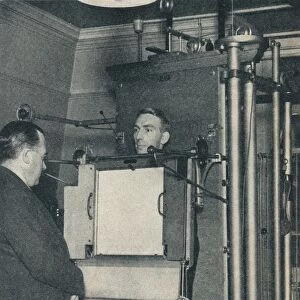 X-ray apparatus used for examination of suspected cases of heart or lung disease, c1935 (c1937)