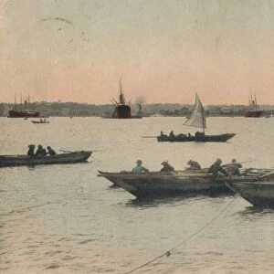 Yokohama Harbour, Japan, c1918