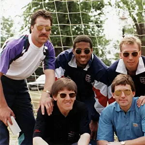 England football training at Burnham Beeches Hotel, 1990