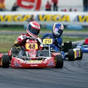 100 Formula A Karting: Race winner David Gaggianesi. M. G. M. Racing SRL