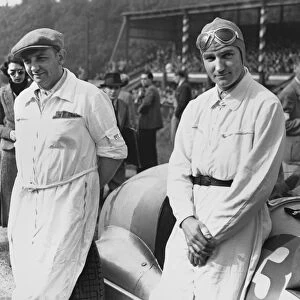 1937 Donington Grand Prix - Dick Seaman: Donington Park, England. 2nd October 1937