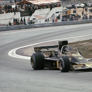 1974 Spanish Grand Prix - Jacky Ickx: Jacky Ickx, retired. Action