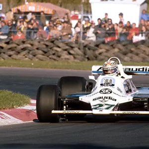 1980 Canadian Grand Prix. Montreal, Canada. 26-28 September 1980. Alan Jones (Williams FW07B Ford) 1st position. Ref-80 CAN 01. World Copyright - LAT Photographic