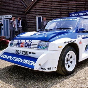 1985 RAC Rally Tony Pond, Metro 6R4 World Copyright - LAT Photographic