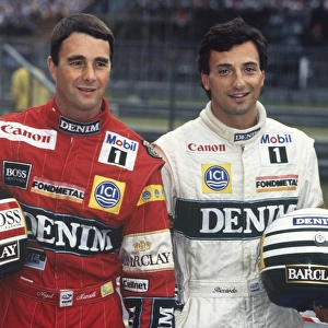 1988 Brazilian Grand Prix - Nigel Mansell and Riccardo Patrese