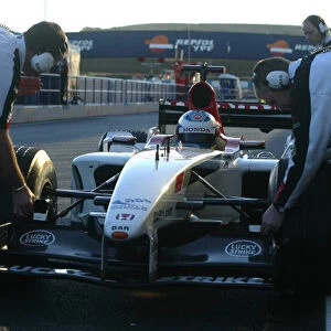 2003 Formula One Testing. Bjorn Wirdheim, BAR Honda. Jerez, Spain. 9-11 December 2003. World Copyright: Spinney / LAT Photographic. Ref. : Digital Image Only