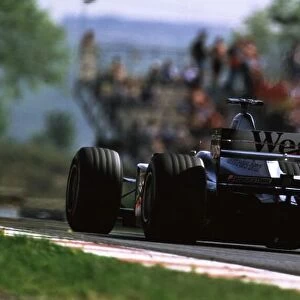 F1Spanish Grand Prix-McLaren-Mika Hakkinen-Rear action