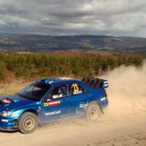 FIA World Rally Championship: Kris Meeke, Subaru Impreza WRC, on Stage 7