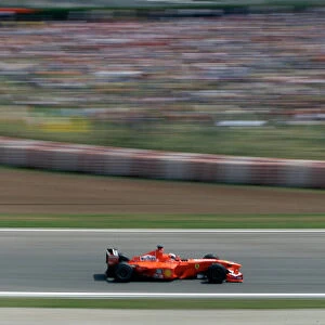 Formula One Spanish Grand Prix Michael Schumacher Barcelona, Spain, 07-05-2000 Pic Steve Etherington / LAT ref: 18mb Digital. Race