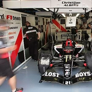 Formula One World Championship: The car of Christijan Albers Minardi Cosworth PS05