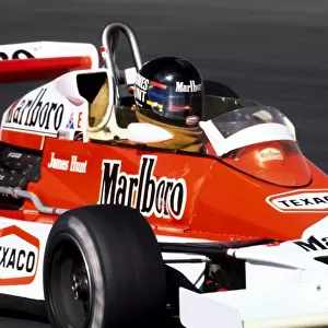 Formula One World Championship: James Hunt McLaren M26 took his tenth and final GP victory in the last race of the season