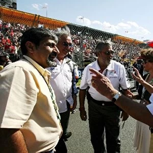 Formula One World Championship: Vicki Chandhok, Flavio Briatore Renault Team Principal, Dr