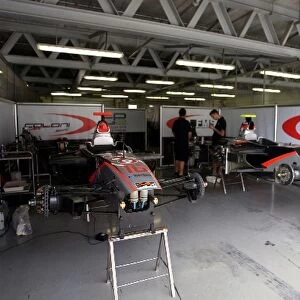 GP2 Asia Series: The FMS International garage