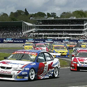 HOLDEN V8 SUPERCAR DRIVER GREG MURPHY WINS RACE 2 IN NEW ZEALAND TODAY