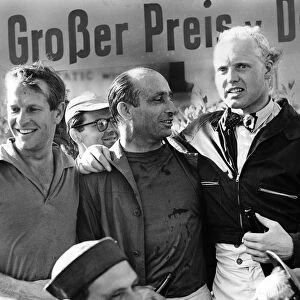 Peter Collins, Juan Manuel Fangio, Mike Hawthorn: 1957 German Grand Prix