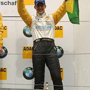 Podium, Atila Abreu (BRA), Team Rosberg (3rd). Formula BMW ADAC Championship