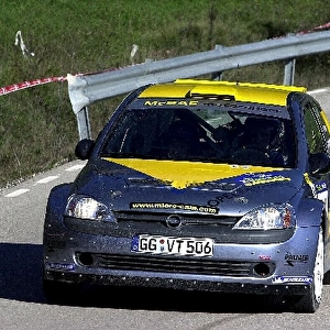 World Rally Championship: Patterson Team Palmer Opel Corsa was competing in the World Junior Rally Championship