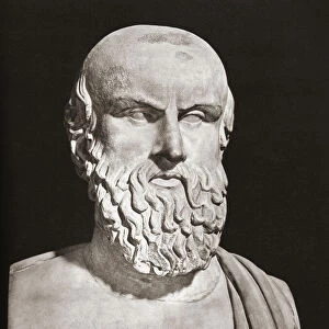 Bust of Aeschylus, c. 525 / 524 - c. 456 / 455 BC. Ancient Greek tragedian