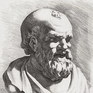 Democritus born circa 460 BC died circa 370 BC. Ancient Greek philosopher