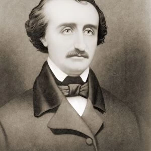 Edgar Allan Poe, 1809 To 1849. American Writer. After A 19Th Century Print