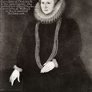 Elizabeth Talbot, Countess Of Shrewsbury, C. 1521 - 1608, Known As Bess Of Hardwick. After A Contemporary Work