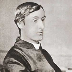 Gerard Manley Hopkins SJ, 1844 - 1889. English poet and Jesuit priest. After a contemporary print
