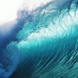 Hawaii, Close Up Of Huge, Glassy Wave