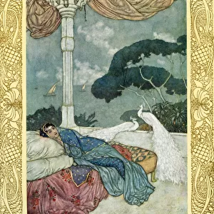 Heav n But The Vision Of Fulfill d Desire, And Hell The Shadow Of A Soul On Fire, Cast On The Darkness Into Which Ourselves, So Late Emerg d From, Shall So Soon Expire. Illustration By Edmund Dulac From The Rubaiyat Of Omar Khayyam, Published 1909