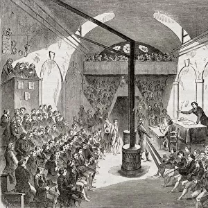 The Jacobins Club. (1789-1794) From Histoire De La Revolution Francaise By Louis Blanc