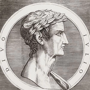 Julius Caesar, 100 BC-44 BC. Dictator of the Roman Republic, military general, politician, author of his own histories