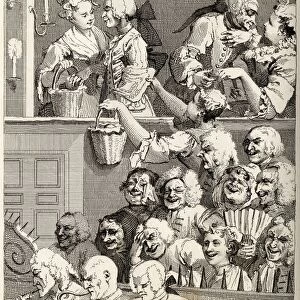 The Laughing Audience From The Original Design By Hogarth From The Works Of Hogarth Published London 1833