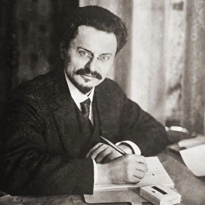 Leon Trotsky, born Lev Davidovich Bronstein, 1879-1940. Russian politician and revolutionary