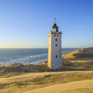 Lighthouse and Dunes, Rubjerg Knude, Lokken, North Jutland, Denmark