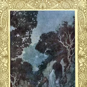 For Some We Loved, The Loveliest And The Best That From His Vintage Rolling Time Has Prest, Have Drunk Their Cup A Round Or Two Before, And One By One Crept Silently To Rest. Illustration By Edmund Dulac From The Rubaiyat Of Omar Khayyam, Published 1909