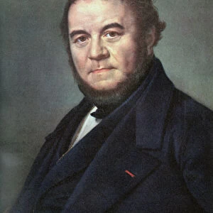 Marie-Henri Beyle, 1783 - 1842, better known by his pen name Stendhal. 19th-century French writer. After a contemporary print