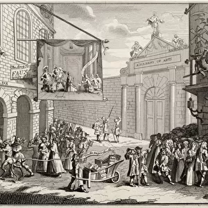 Masquerades And Operas Burlington Gate A Facsimile Of Hogarths Engraving From The Works Of Hogarth Published London 1833