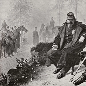 Napoleon Iii, Left, Having A Conversation With Otto Von Bismarck After Being Captured In The Battle Of Sedan In 1870. Louis-Napol
