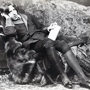 Oscar Fingal O flahertie Wills Wilde 1854 1900 Irish Novelist Playwright Freemason Wit Photograph By Napoleon Sarony